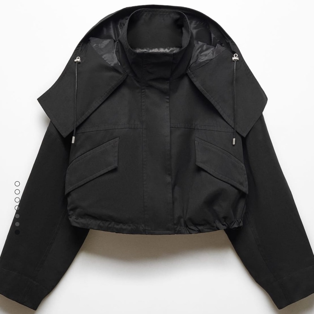 MANGO cropped parka